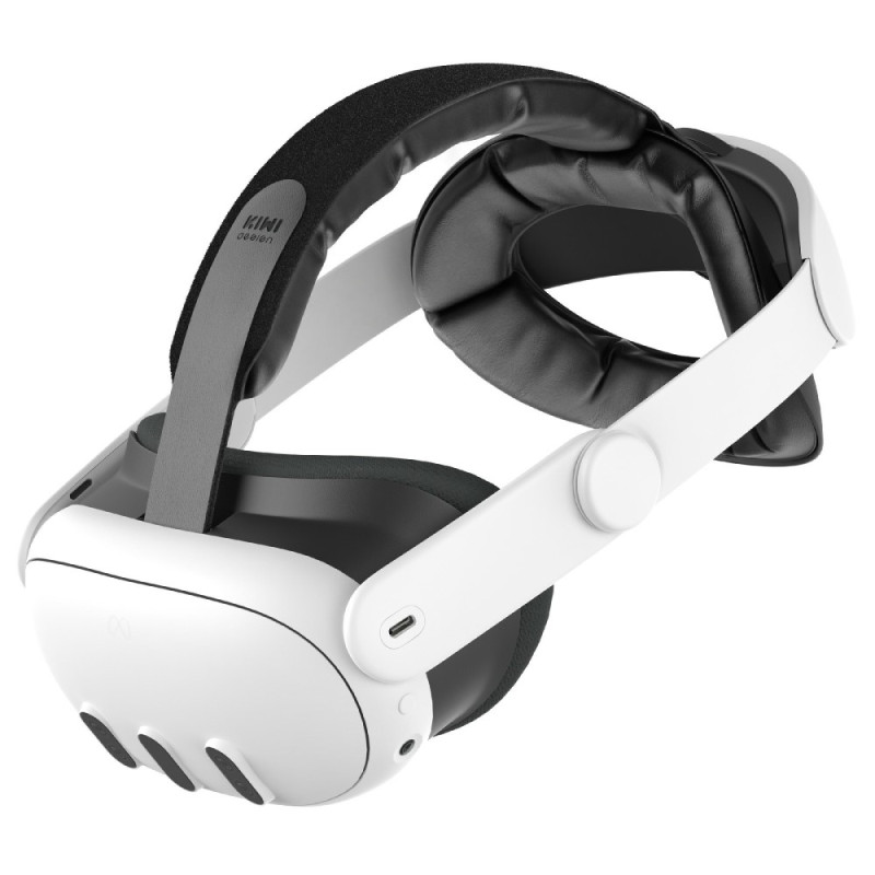 Til Meta Quest 3/3S hovedrem VR Headset Blød pude hovedbøjle Trykreducerende