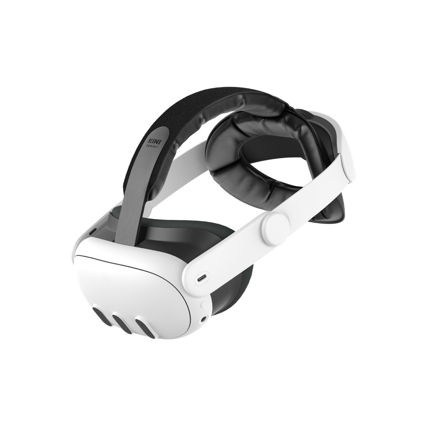 For Meta Quest 3/3S hodestropp VR-hodesett Myk putehodebånd Trykkreduserende