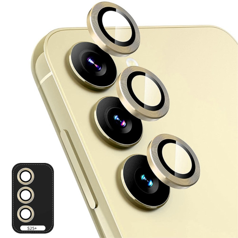 For Samsung Galaxy S25+ Camera Lens Protector ENKAY Metal Ring Lens Film