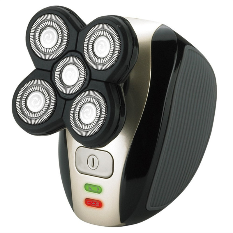 5i1 Elektrisk rakapparat Multifunktionell uppladdningsbar rakhyvel med 5 huvuden