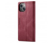 AUTSPACE A01 Plånboksfodral iPhone 13 - Röd