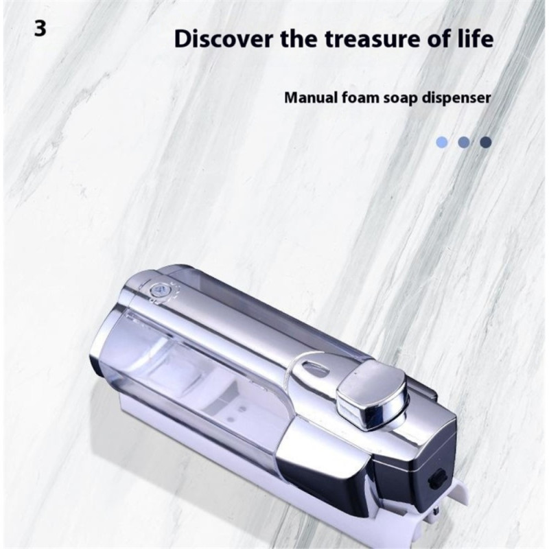 Såpedispenser Veggmontert Håndsåpedispenser 350ML Dusjpumpedispenser