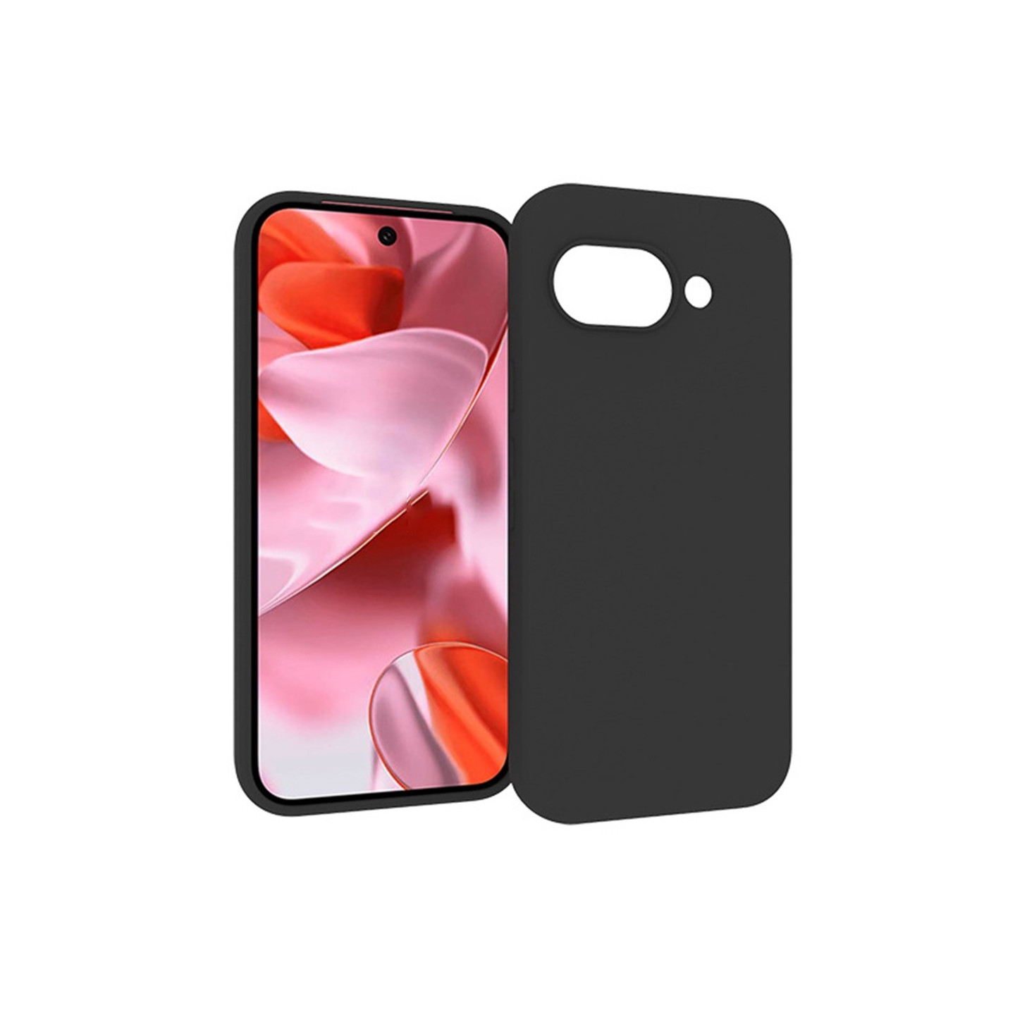 Deksel for Google Pixel 9a matt finish mykt TPU-mobildeksel