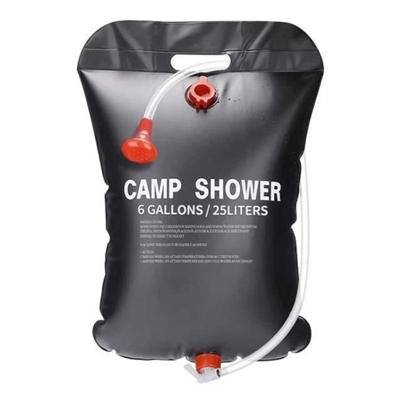 Outdoor Camping Travel Water Bag Portable Shower Bag Solar Heating Shower 25L