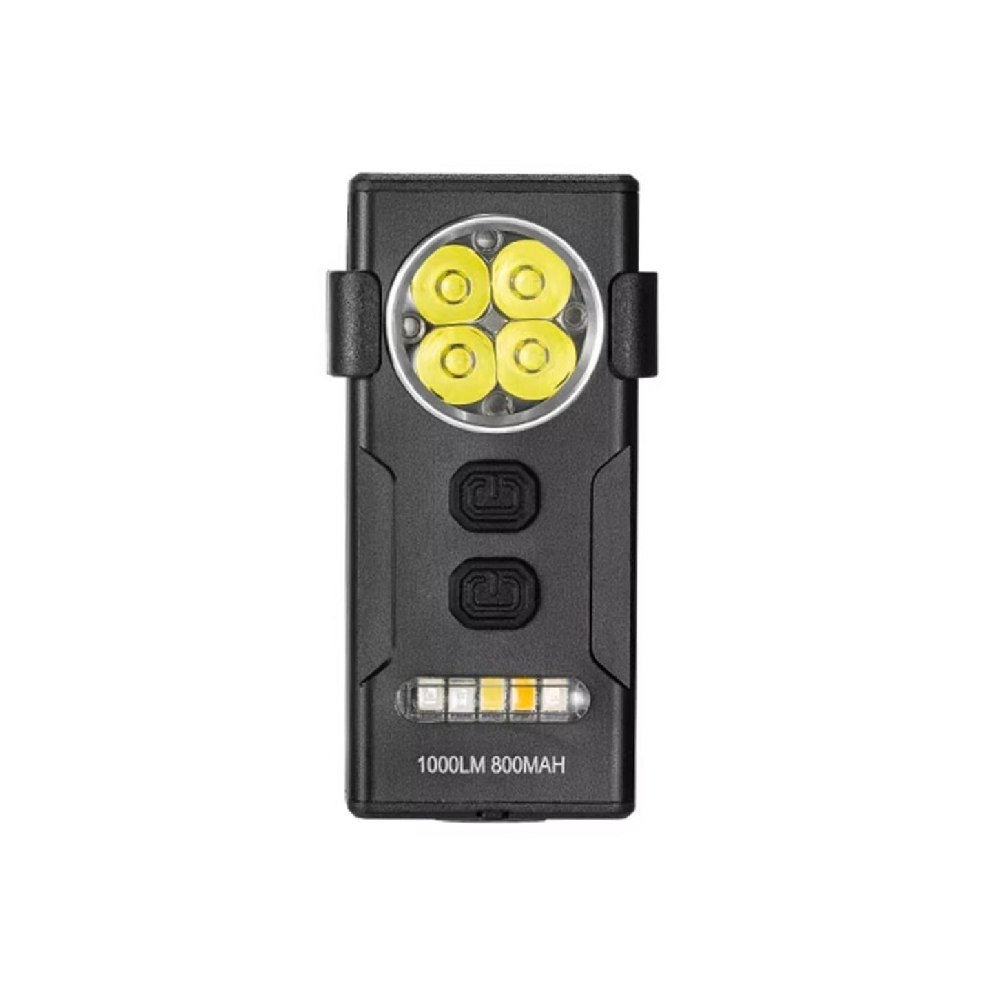 Magnetisk nøkkelring lommelykt arbeidslys 4-LED flere farger magnetklemmer