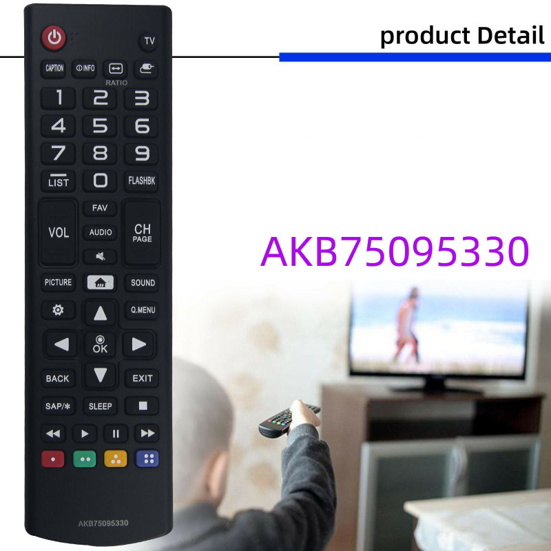 TV remote control Replacement for AKB75095330 For LG TV