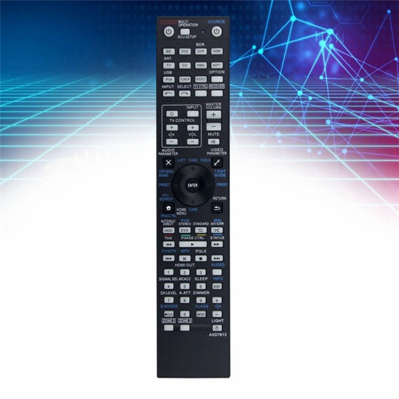 Remote Control Replacement for AXD7613 For Pioneer AV Receiver Stereo System