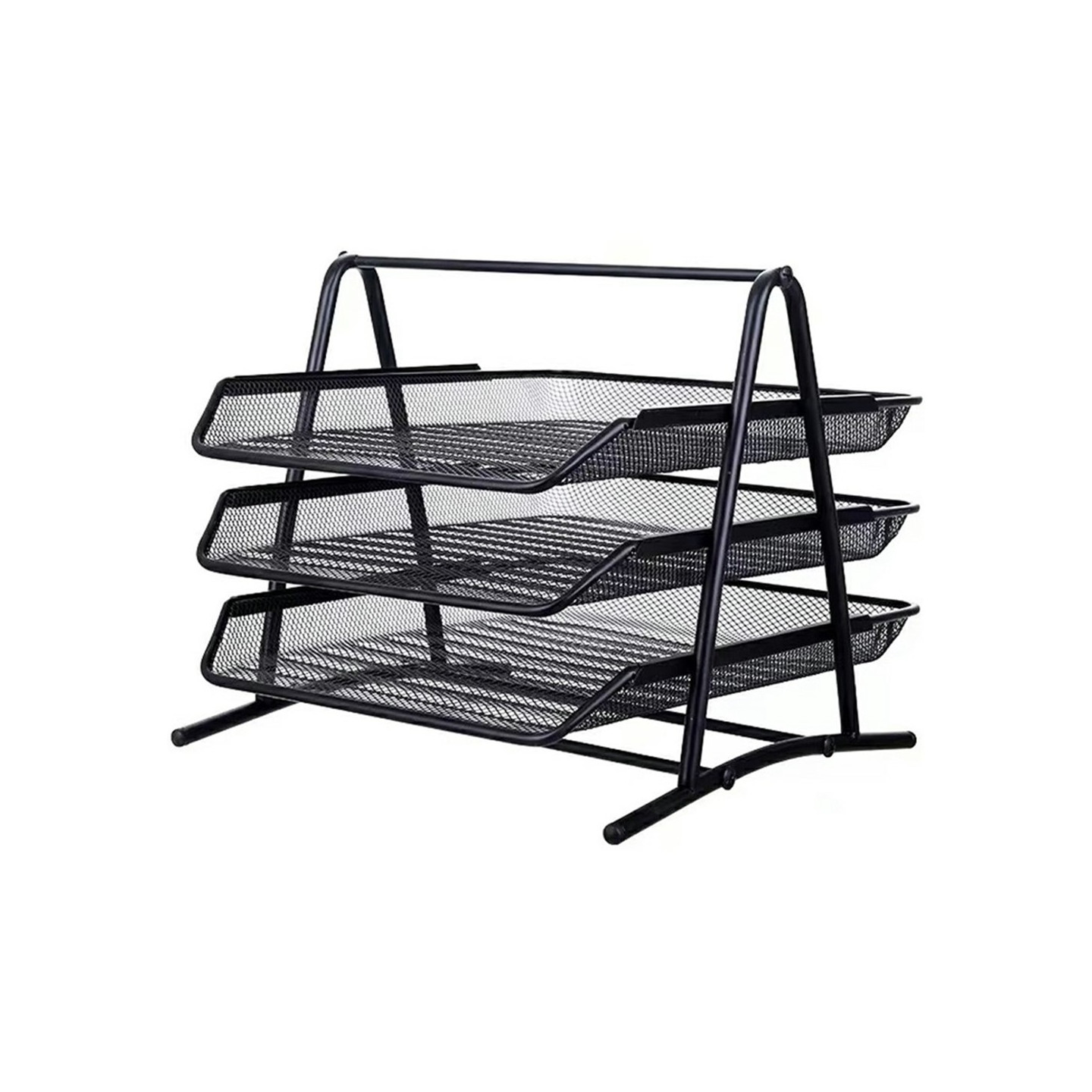 3-lags arrangør Skrivebordsbakke Papirsortering Dokumentholderstativ