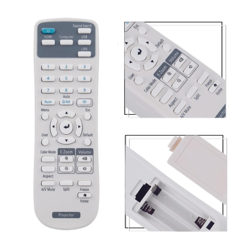 Fjernkontroll Erstatning 219863500 for Epson-projektor
