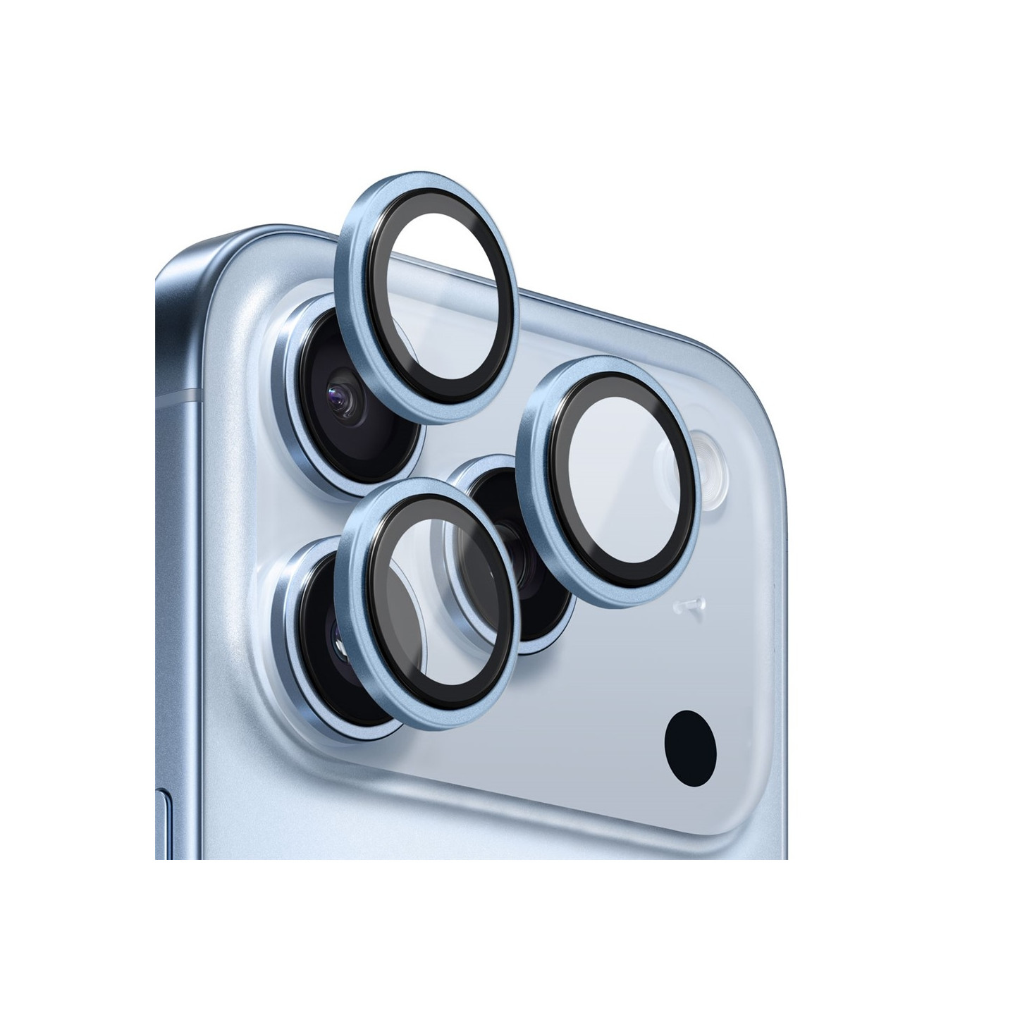 NORTHJO For iPhone 17 Pro Max / iPhone 17 Pro Kameralinsebeskytter Herdet Glass Metallring