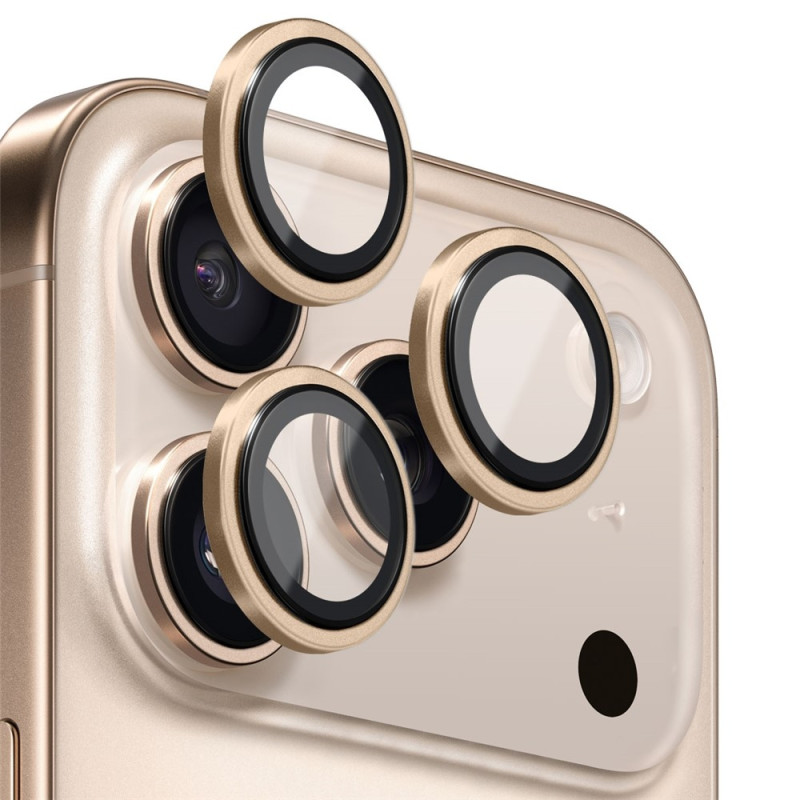 NORTHJO iPhone 17 Pro Max / iPhone 17 Pro Kameralinssin Suojus Karkaistu Lasi Metallirengas