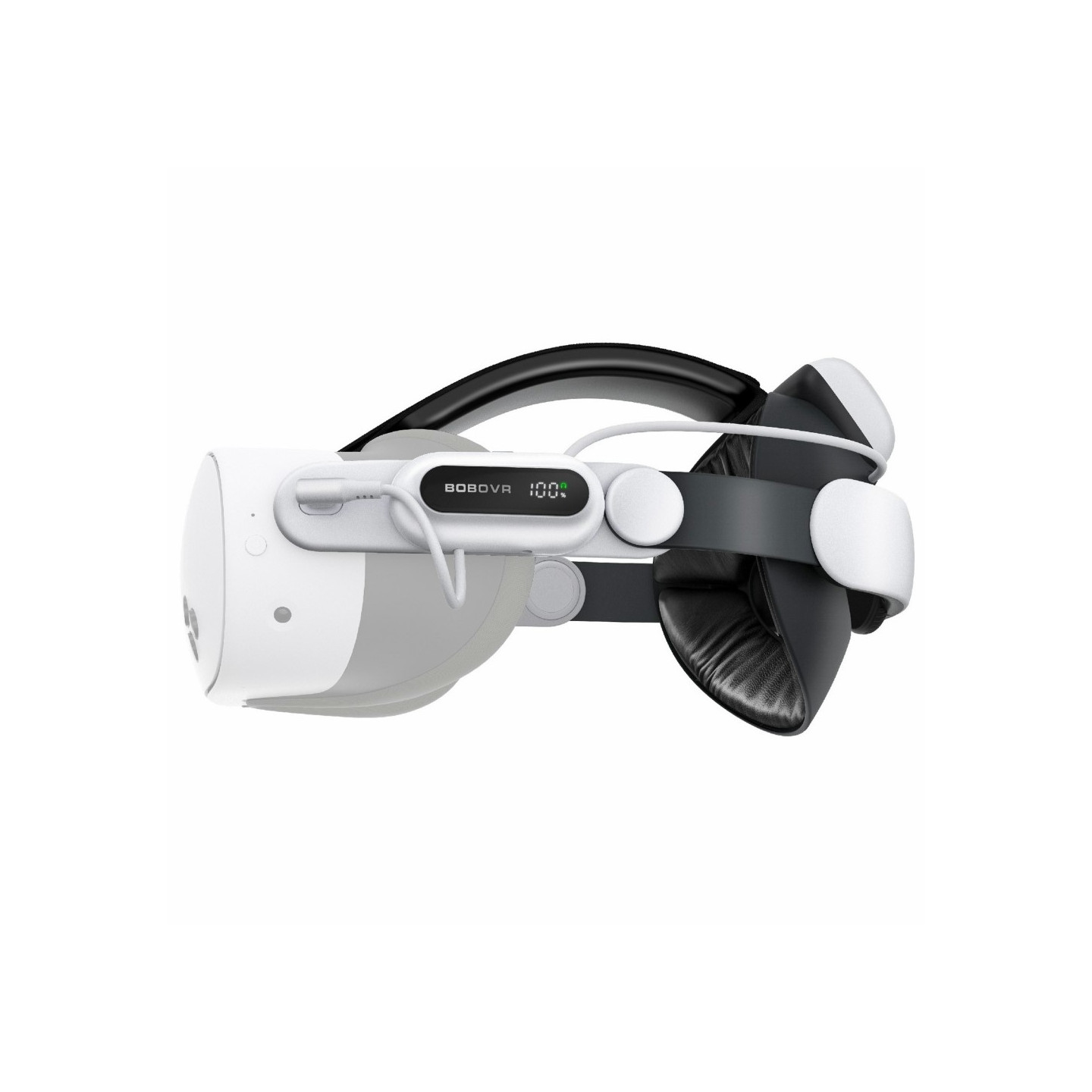 BOBOVR E3 Pro til Meta Quest 3/3S hovedstrop 10000mAh batteri VR pandebånd