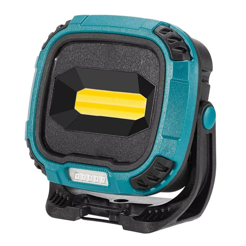 COB magnetisk strålkastare arbetslampa Bärbar nödficklampa Blå