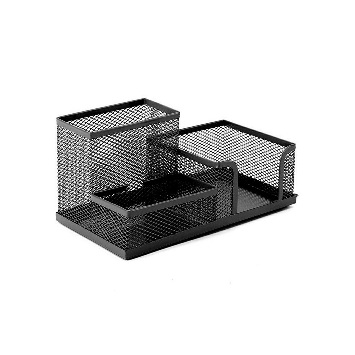 3 rom Metall skrivebord Organizer Penneholder Organizer Oppbevaringsskuff