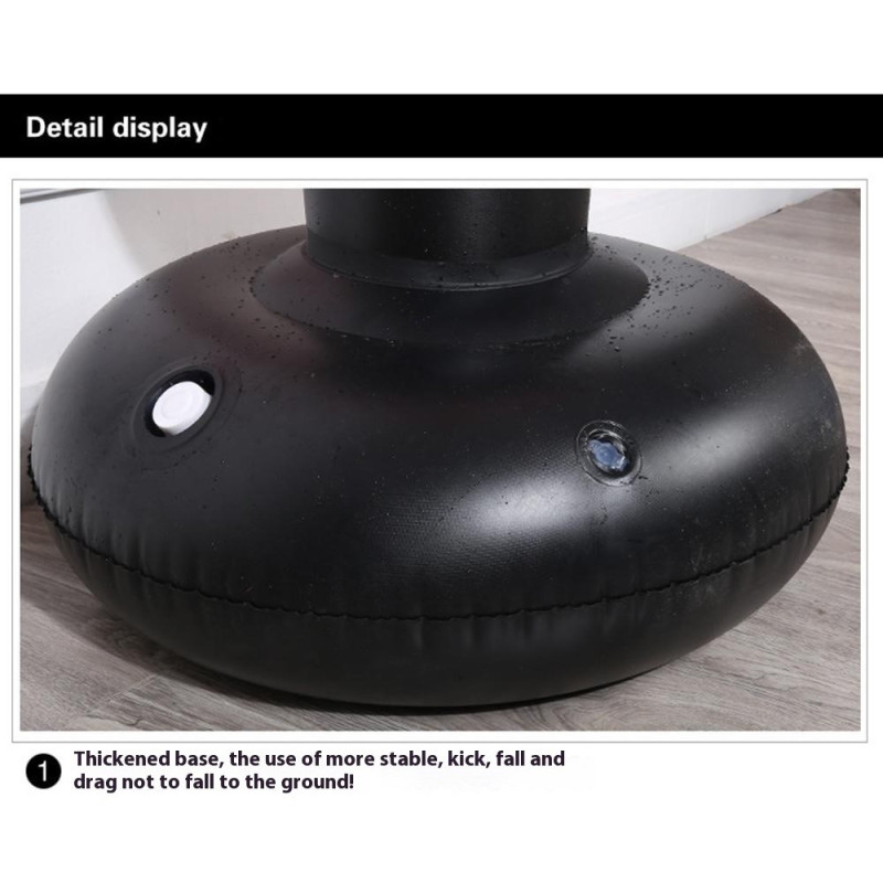160cm Standing Boxing Pillar Inflatable Punching Bag Punching Bag Fitness Training
