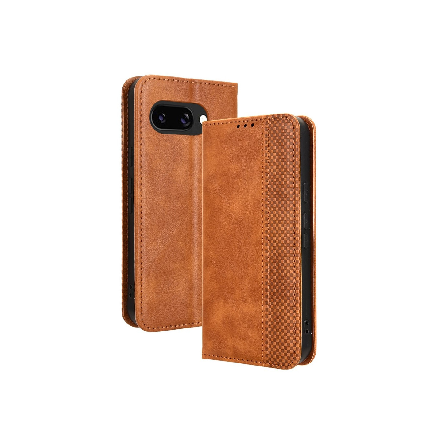 Til Google Pixel 9A Stand Phone Case Fuld Protection Pung Cover