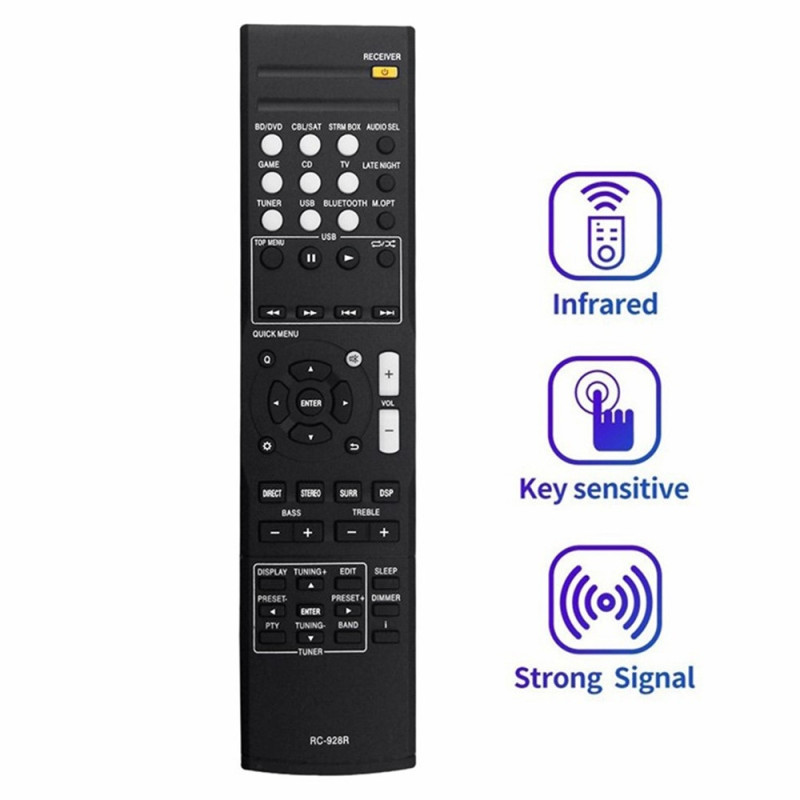Fjernbetjening Udskiftning til RC-928R til Onkyo AV-receiver
