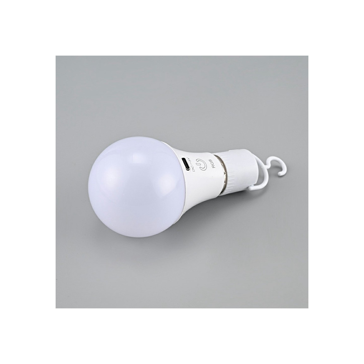 E27 RGB Uppladdningsbar Glödlampa Fjärrkontroll Timer Dimbar 2700 - 6500K