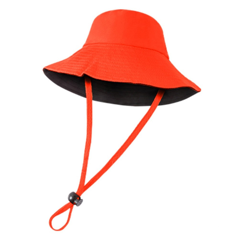 Hat Solhat Mesh Cap med bred skygge - Orange