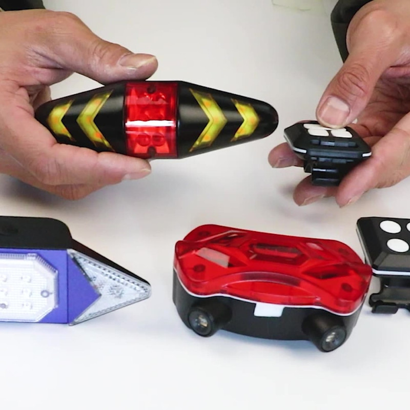 Remote Control Bicycle Mountain Bike Light Turn Signals Safety Taillight Lighting