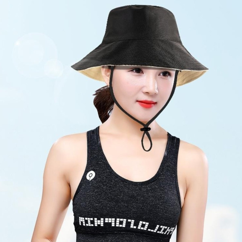 Hat Solhat Mesh Cap med bred skygge - Orange