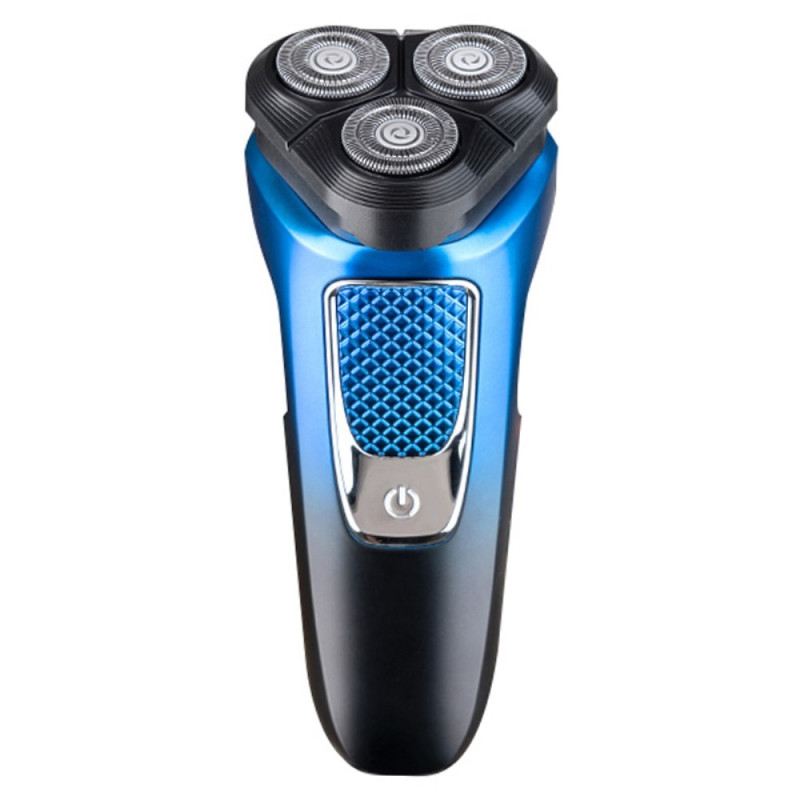 Electric Shaver Rechargeable 3 Blade Razor Grooming - Blue