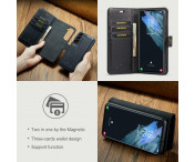 Samsung Galaxy S22 5G DG.MING Split Läder 2 i 1 Plånboksfodral