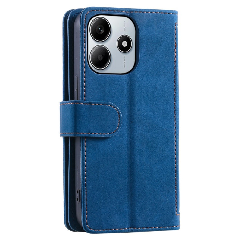 Til Xiaomi Redmi Note 14 4G Etui med Lynlåslomme og 9 Kortlommer