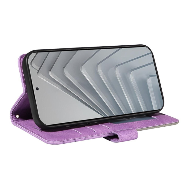 Til Xiaomi Redmi Note 14 4G KT-serie-1 dobbeltfarve tegnebog