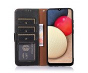 KHAZNEH RFID Block Samsung Galaxy S22 Plånboksfodral - Svart/Röd