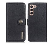 KHAZNEH Samsung Galaxy S22 Plånboksfodral - Svart