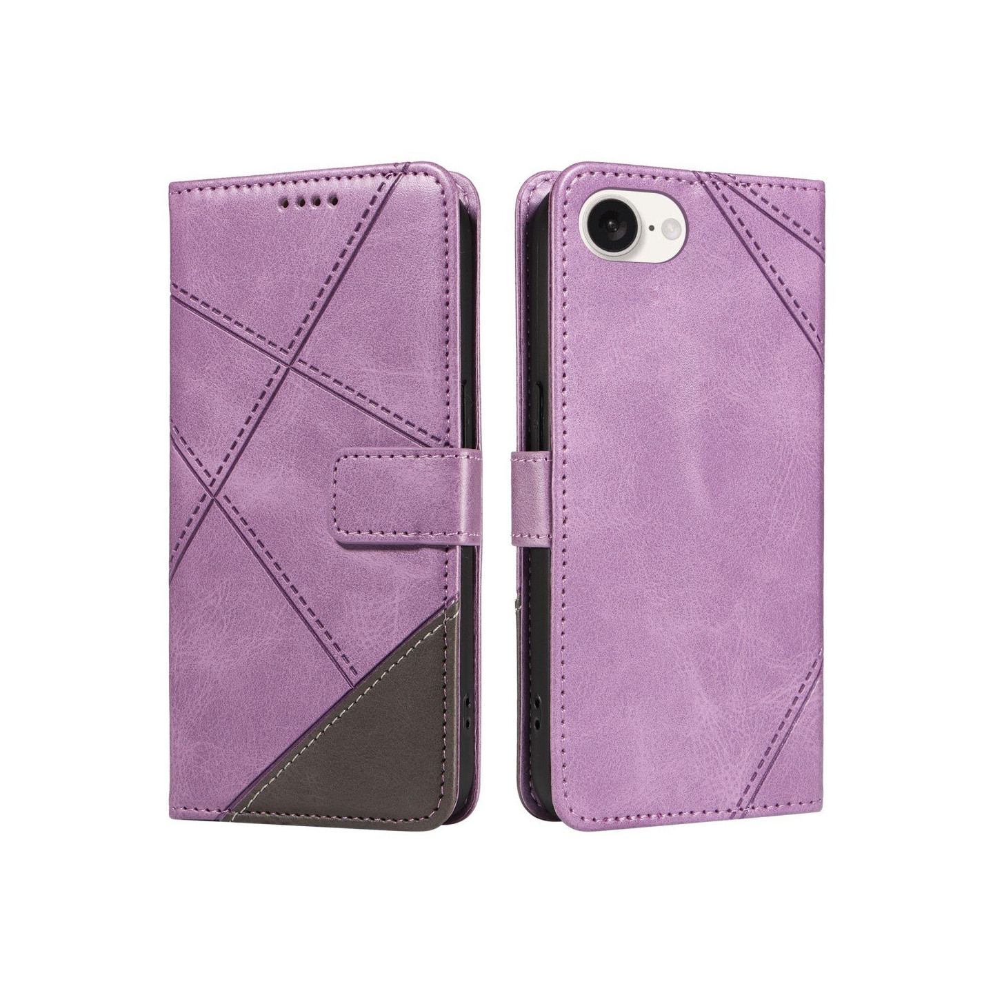 Wallet Case for iPhone 17e / 16e – Geometric Line