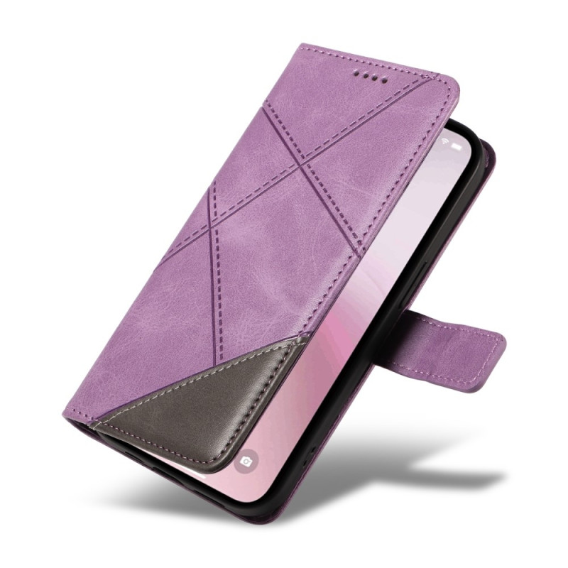 Wallet Case for iPhone 16e – Geometric Line