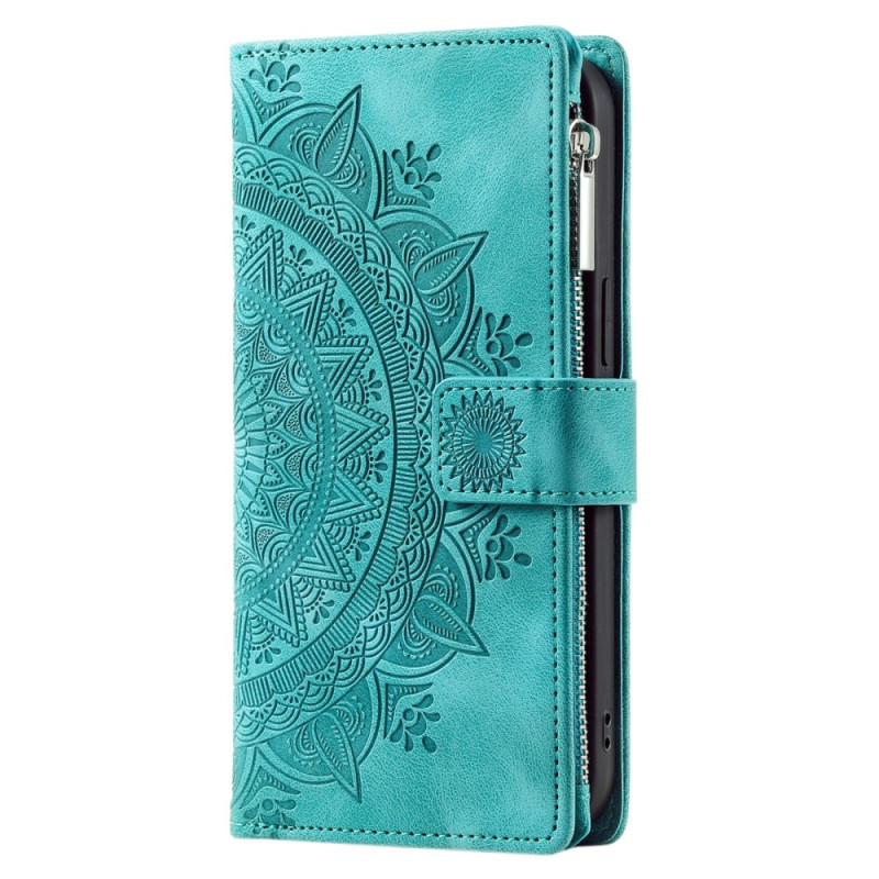 Til iPhone 16e tegnebogscover Cover Shell Mandala Blomstermønster