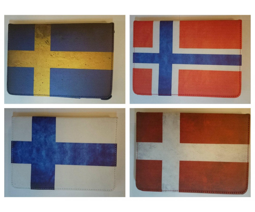 Fodral iPad Mini 360 rotation FLAGGOR