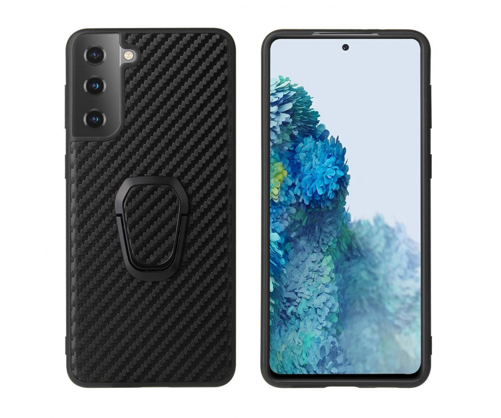 Till Samsung Galaxy S21+ (S21 Plus) skal med Finger Ring + magnet