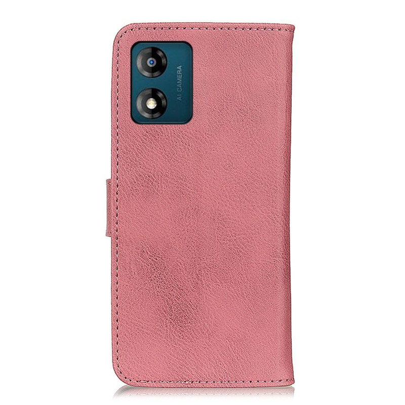 KHAZNEH Motorola Moto E13 4G Lommebok - deksel - Rosa