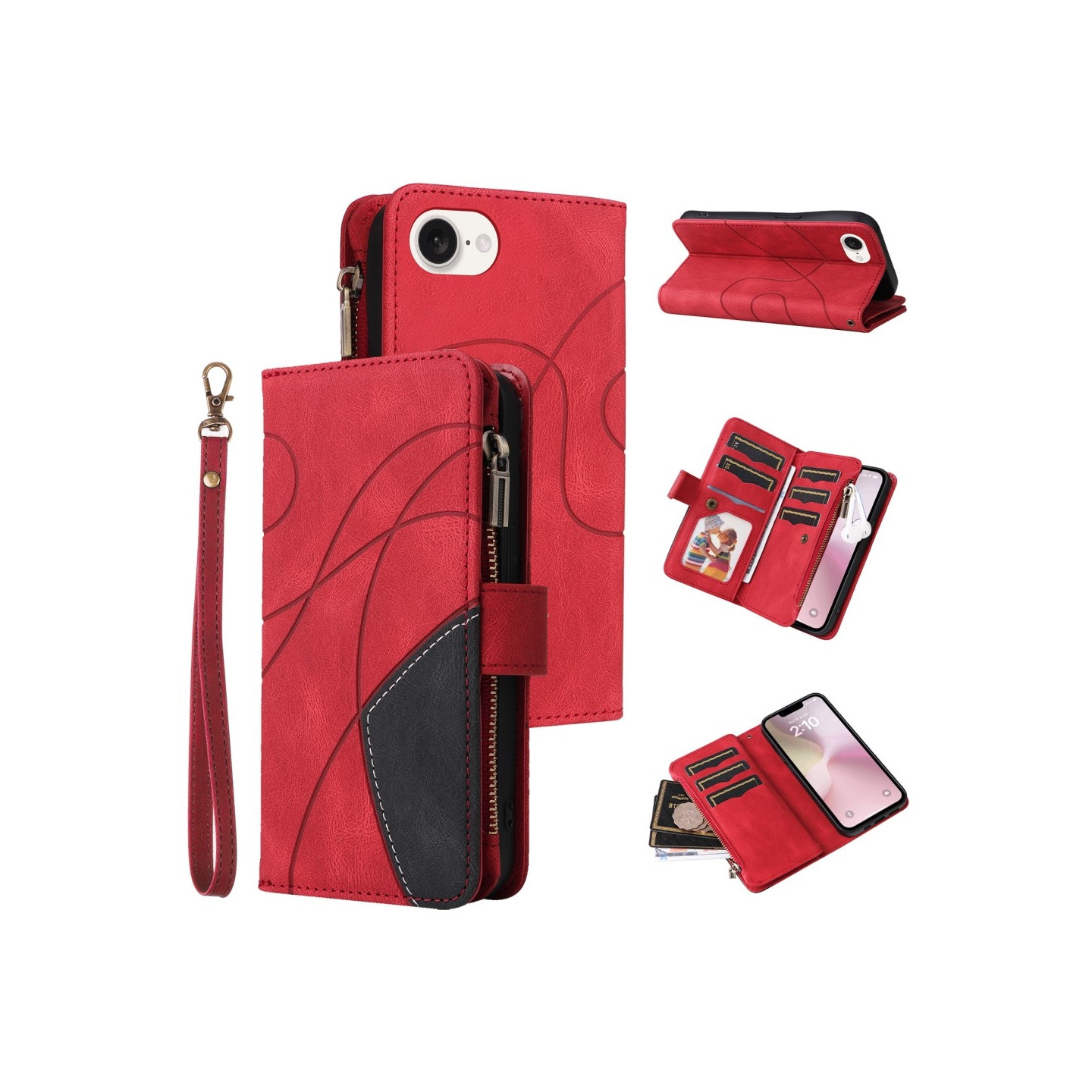 KT-monitoimisarja-5 iPhone 17e / 16e -puhelinkotelolle