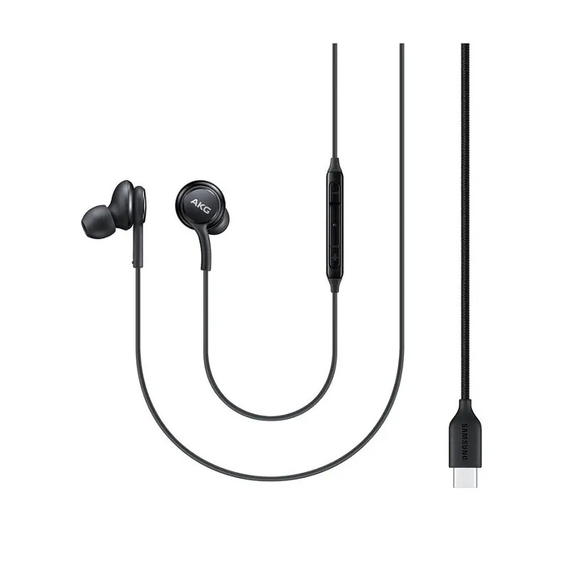 Samsung Stereo Headset EO-IC100 In-Ear høretelefoner Headset USB-C Sort