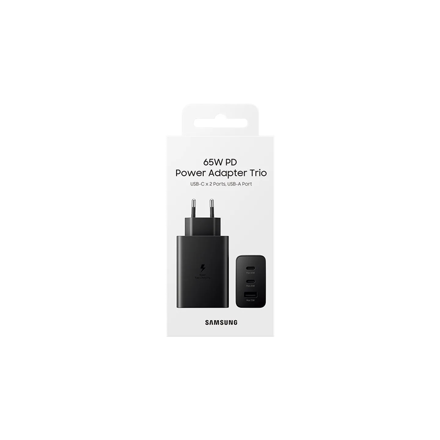 Samsung Fast Charger Trio 65W EP-T6530NBEGEU Svart
