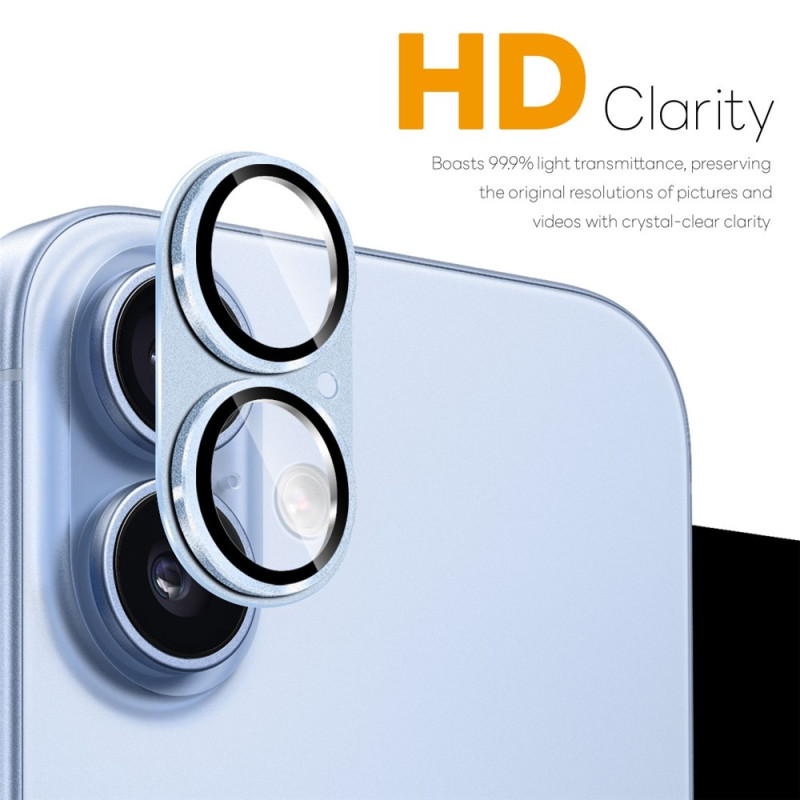 For iPhone 17 Camera Lens Protector NORTHJO Matte Metal Tempered Glass