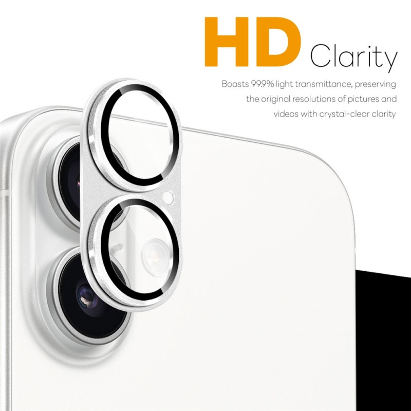 For iPhone 17 Camera Lens Protector NORTHJO Matte Metal Tempered Glass