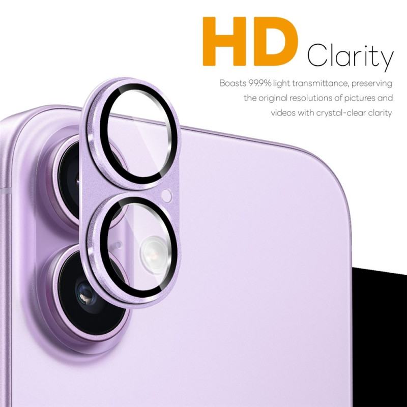 For iPhone 17 Camera Lens Protector NORTHJO Matte Metal Tempered Glass