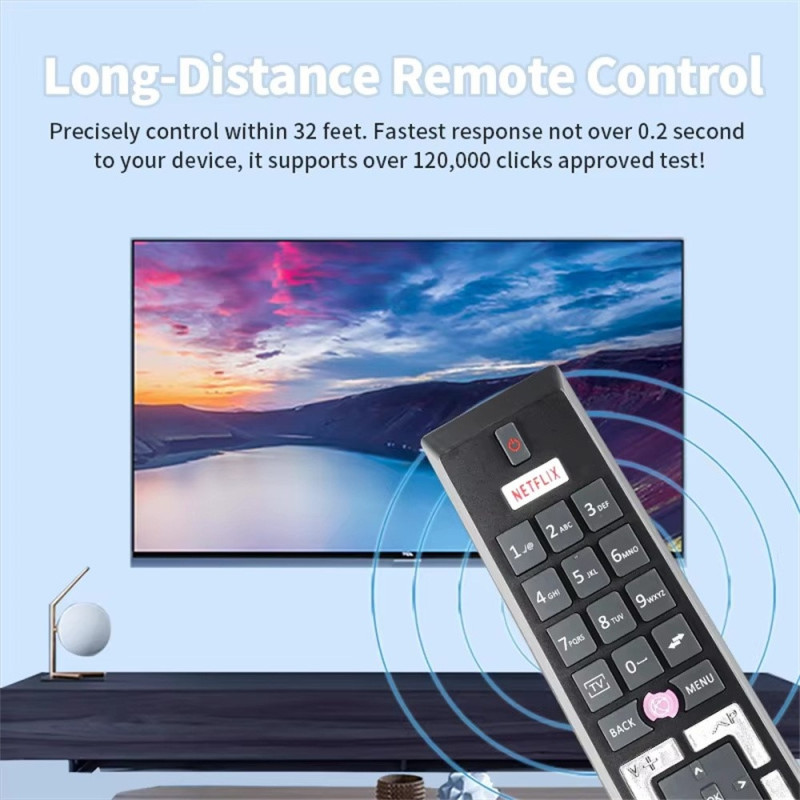 Remote Control Replacement for RCA4995 For Tensai / Telefunken TV