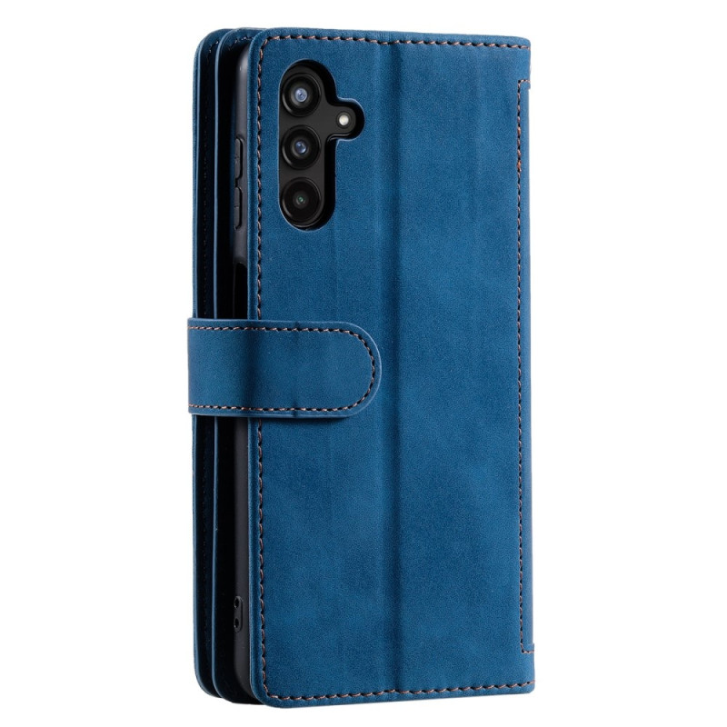 For Samsung Galaxy A26 5G Case Zipper Pocket PU Leather Phone Cover with 9 Card Slots