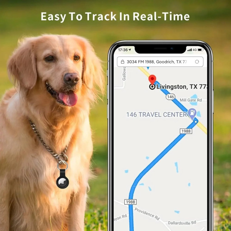 4 stk til A AirTag Locator Blød silikonebeskyttelse Case Anti-Drop Cover