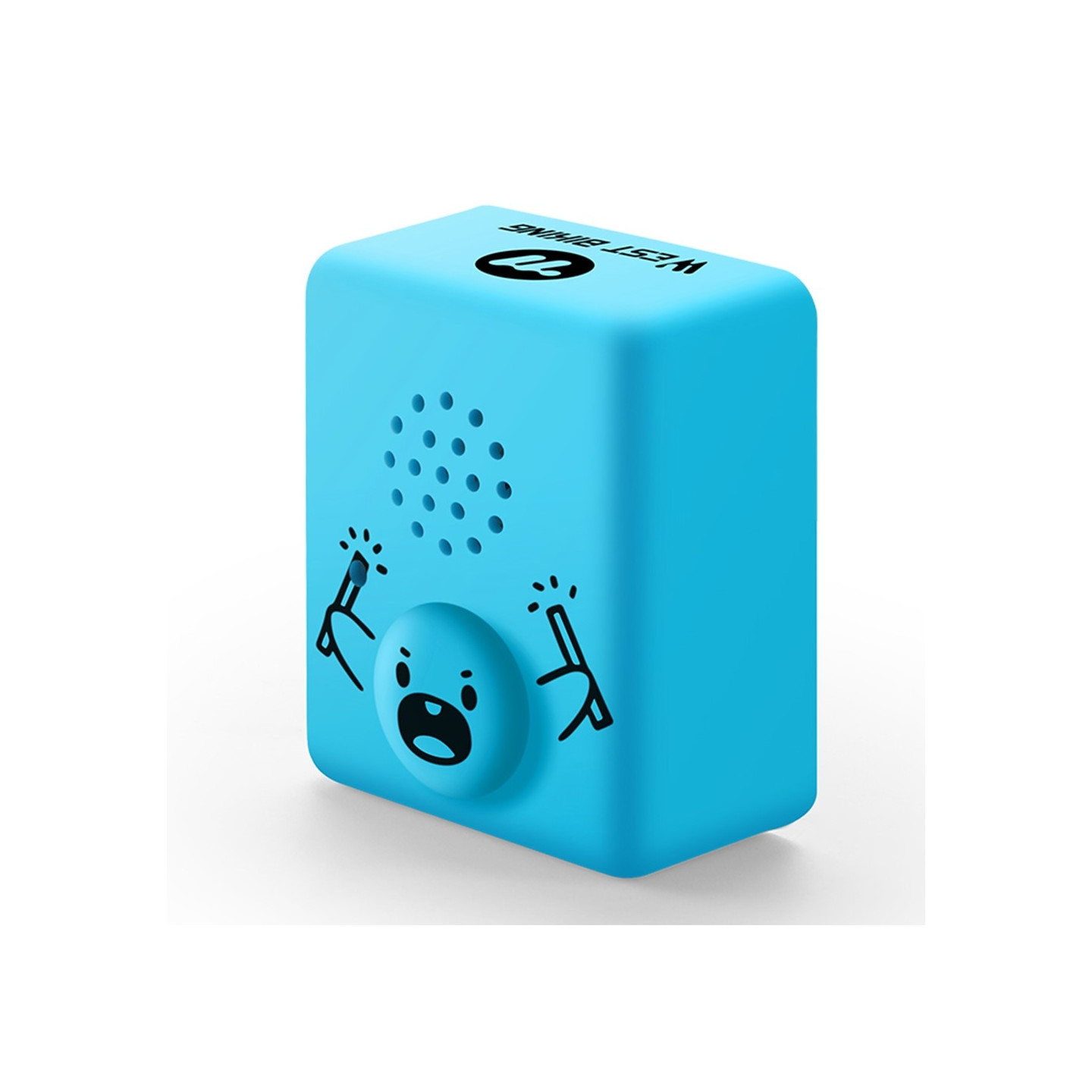 WEST BIKING 120dB Loud Bicycle Horn Electric Horn (with battery) - Blue