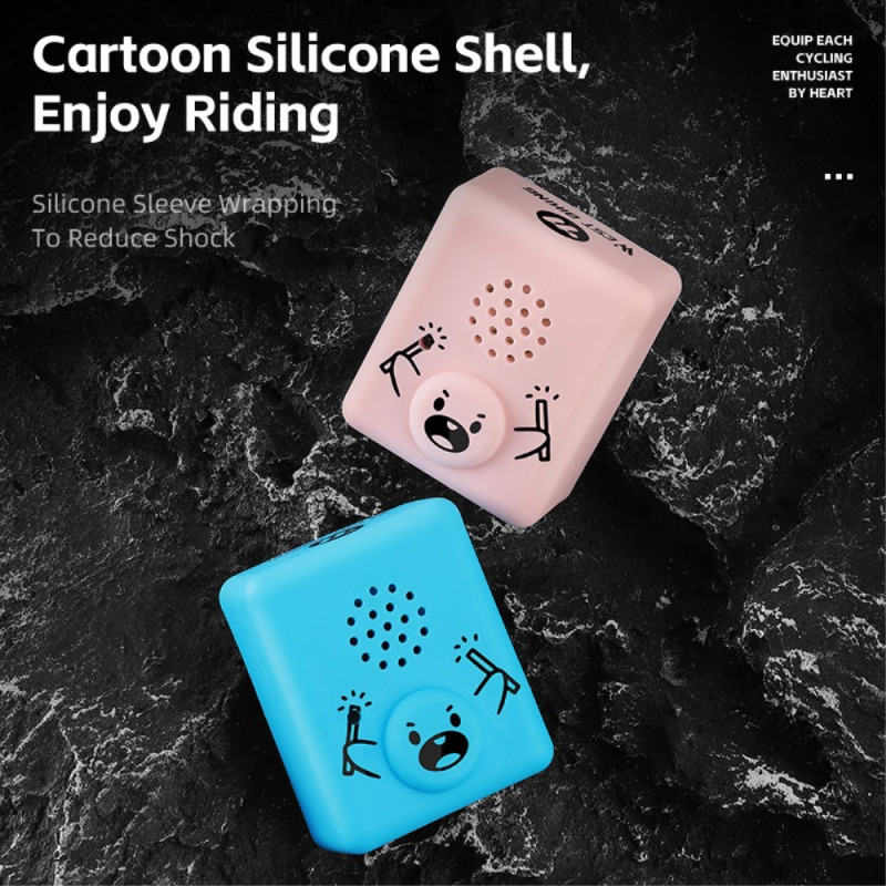 WEST BIKING 120dB Loud Bicycle Horn Electric Horn (with battery) - Blue