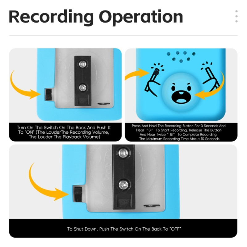 WEST BIKING 120dB Loud Bicycle Horn Sähkötorvi (paristolla) - Sininen