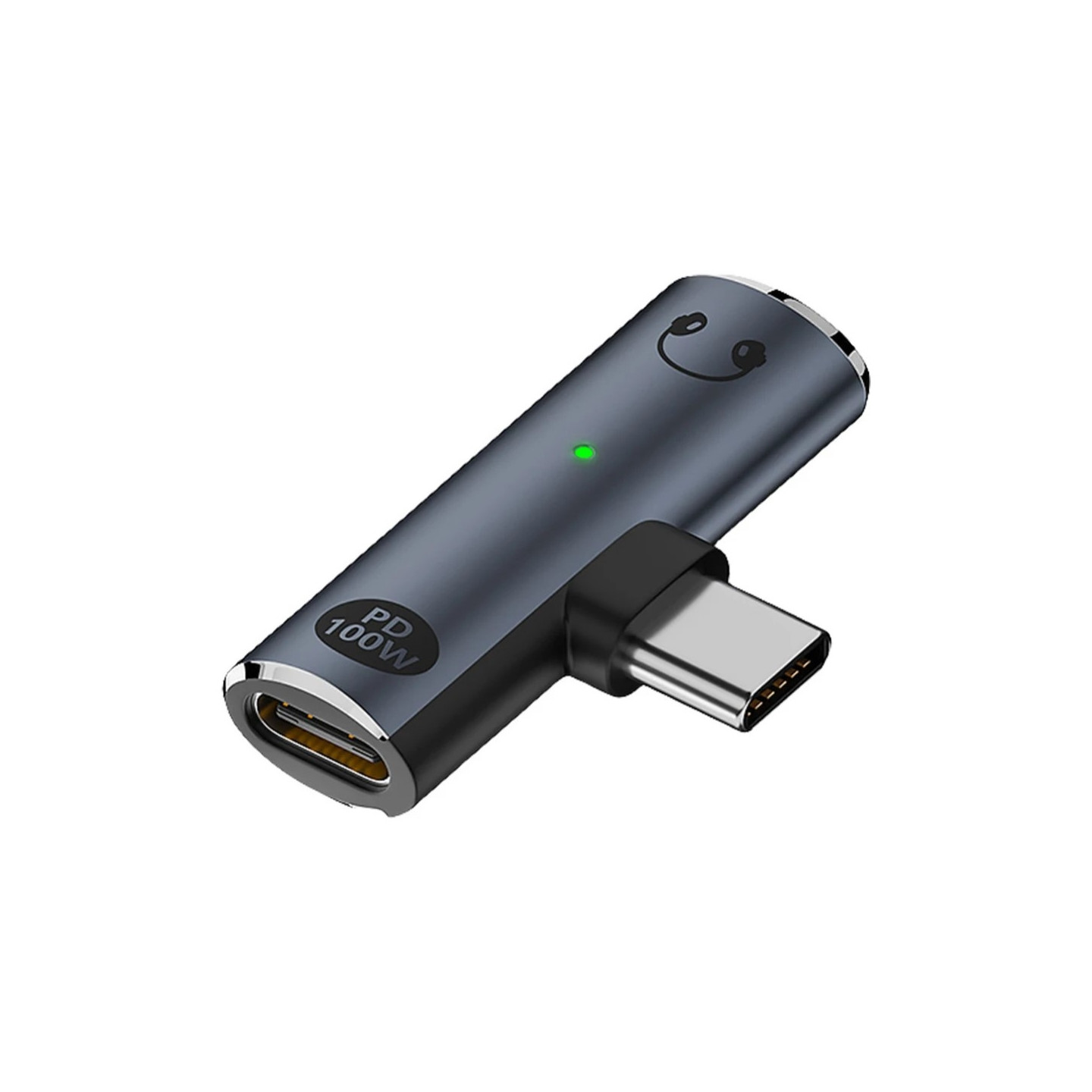 USB-C hann til 3,5 mm lyd + USB-C PD 100W ladeadapter